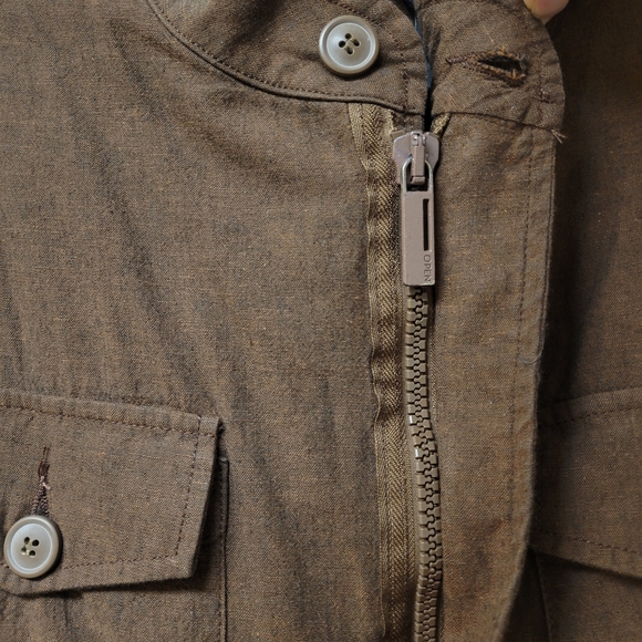 Ron Tomson Men's Brown Military Field Jacket - Picture 7 of 12